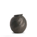 Colin Vase in brown ceramic