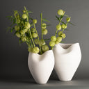 Darien Vase shown with other vases