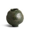 Evan Small Vase in green ceramic