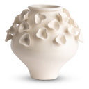 Evora Vase in off-white ceramic