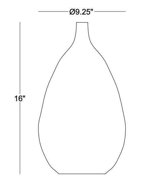 Technical drawing: Farah Vase