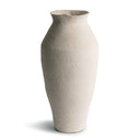 Freddie Vase in off-white ceramic, seen from above