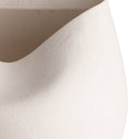 Close-up of the Gage Small Vase Set’s off-white ceramic surface