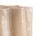 Close-up of the Harlow Vase’s beige glass surface