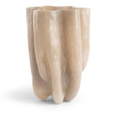 Harlow Vase in beige glass