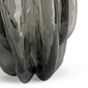 Close-up of the Hudson Vase’s smoky gray glass surface