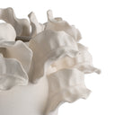 Close-up of the Isla Vase’s off-white ceramic surface