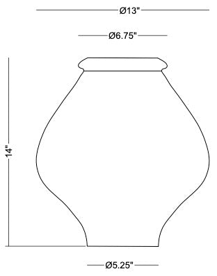 Technical drawing: Jace Vase