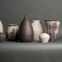 Kaley Vase shown with other vases
