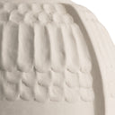 Close-up of the Kate Vase’s off-white ceramic surface