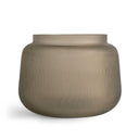 Kayla Vase in beige glass