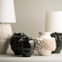 Kinsley Vase shown with other vases