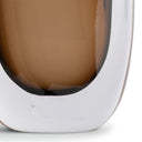 Close-up of the Kirsten Vase’s beige glass surface