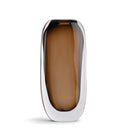 Kirsten Vase in beige glass