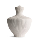 Marvin Vase in white ceramic