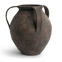 Maureen Vase in handmade brown ceramic