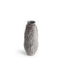 Maya Small Vase in gray ceramic, seen from above