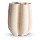 Merida Large Vase in ivory ceramic