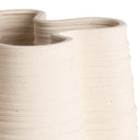 Close-up of the Merida Small Vase’s ivory ceramic surface