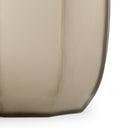Close-up of the Nadia Vase’s taupe glass surface