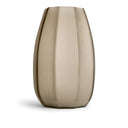 Nadia Vase in taupe glass