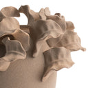 Close-up of the Nico Vase’s brown ceramic surface