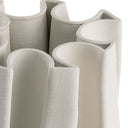 Close-up of the Parma Large Vase’s off-white ceramic surface