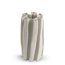 Parma Small Vase in off-white ceramic