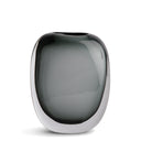 Paul Vase in smoky gray glass