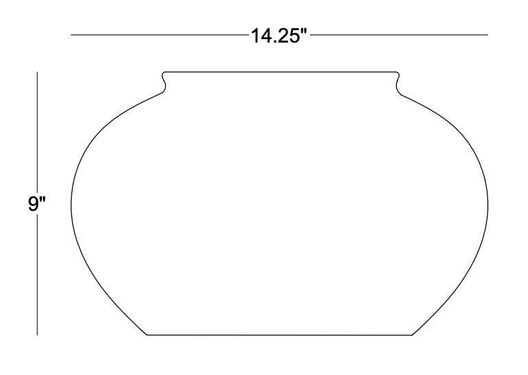 Technical drawing: Penney Vase