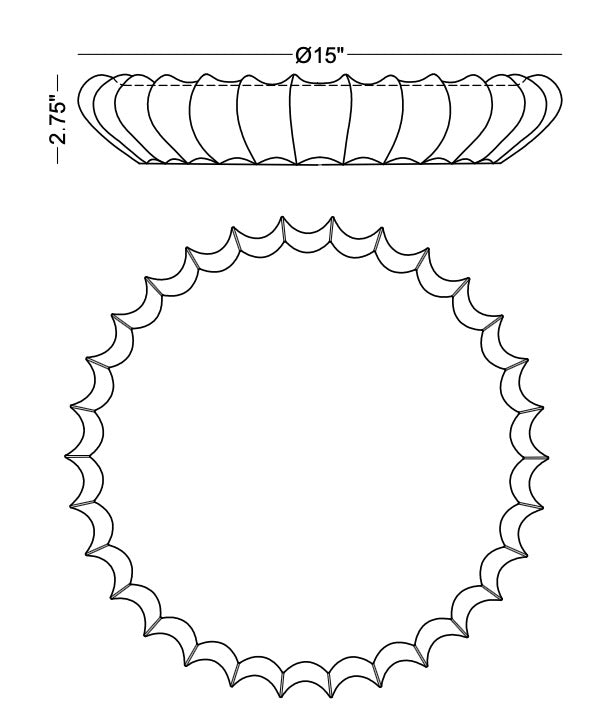 Technical drawing: Phoebe Bowl