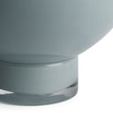 Close-up of the Piper Large Vase’s blue glass surface
