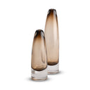 Shannon Vase Set in beige glass