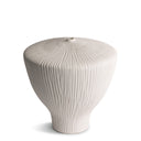 Steven Vase in white ceramic, seen from above