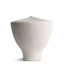 Steven Vase in white ceramic