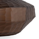 Close-up of the Tate Vase’s brown glass surface