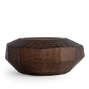 Tate Vase in brown glass