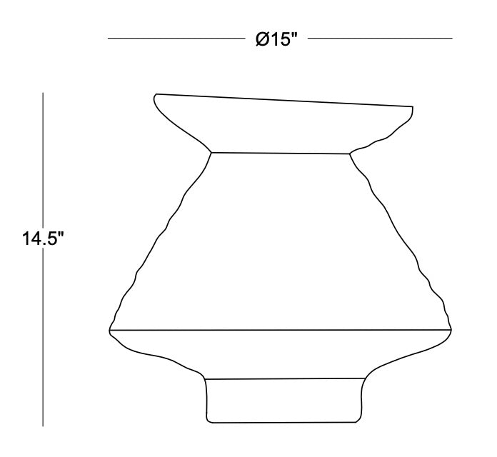 Technical drawing: Teramo Vase