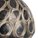 Close-up of the Tessa Vase’s black ceramic surface