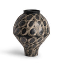 Tessa Vase in black ceramic