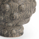 Close-up of the Tobias Vase’s gray ceramic surface