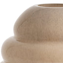 Close-up of the Tristan Vase’s beige glass surface