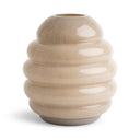 Tristan Vase in beige glass