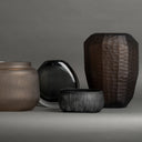 Usher Vase shown with other vases, view 3