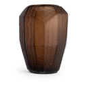 Usher Vase in brown glass