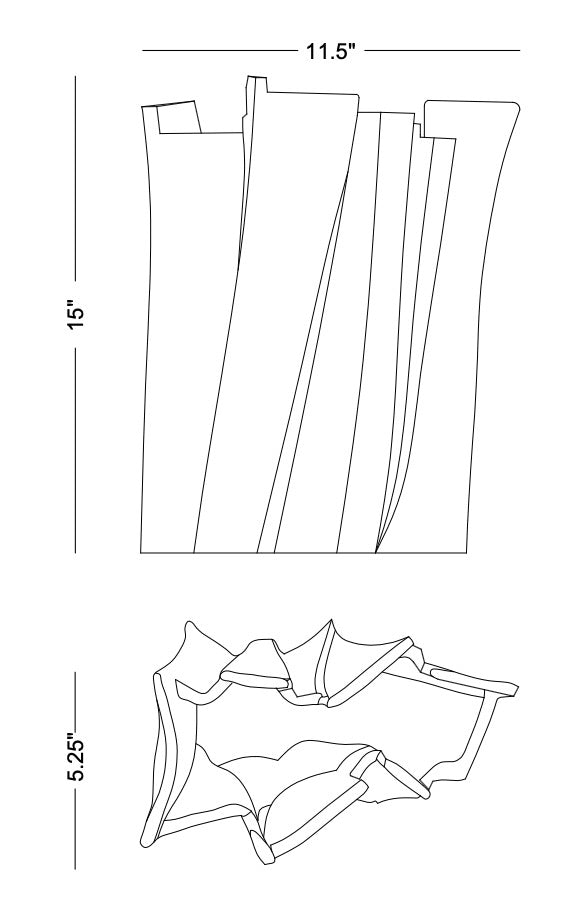 Technical drawing: Verbano Vase