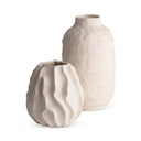 Vienna Vase Set in off-white ceramic
