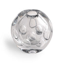 Whitney Vase in clear glass, seen from above
