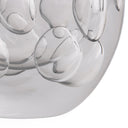 Close-up of the Whitney Vase’s clear glass surface