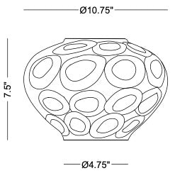 Technical drawing: Wren Vase